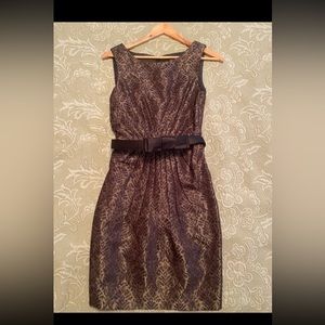 Bronze/gold cocktail dress